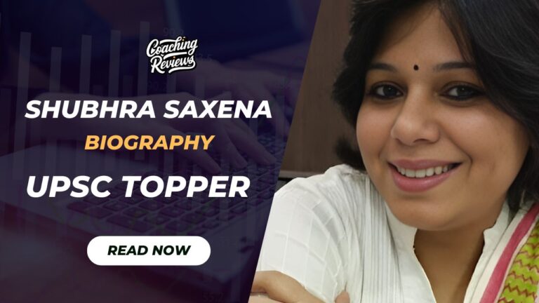 Shubhra Saxena Biography UPSC Batch 2008- Age, Success Story, Personal Life and Education