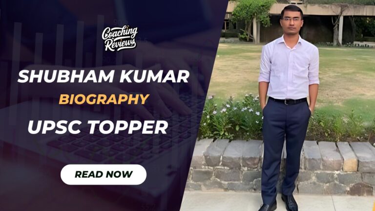 Shubham Kumar Biography UPSC 2020- Age, Education, Wife, Personal Life and Strategy